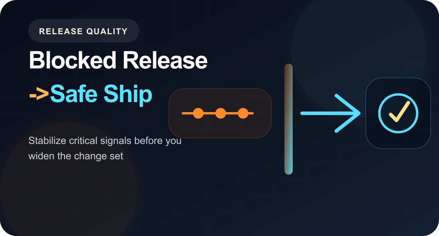 Blocked release to safe ship cover image