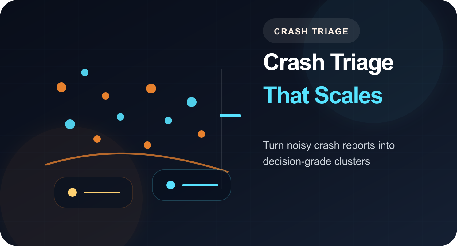 Crash triage that scales cover image
